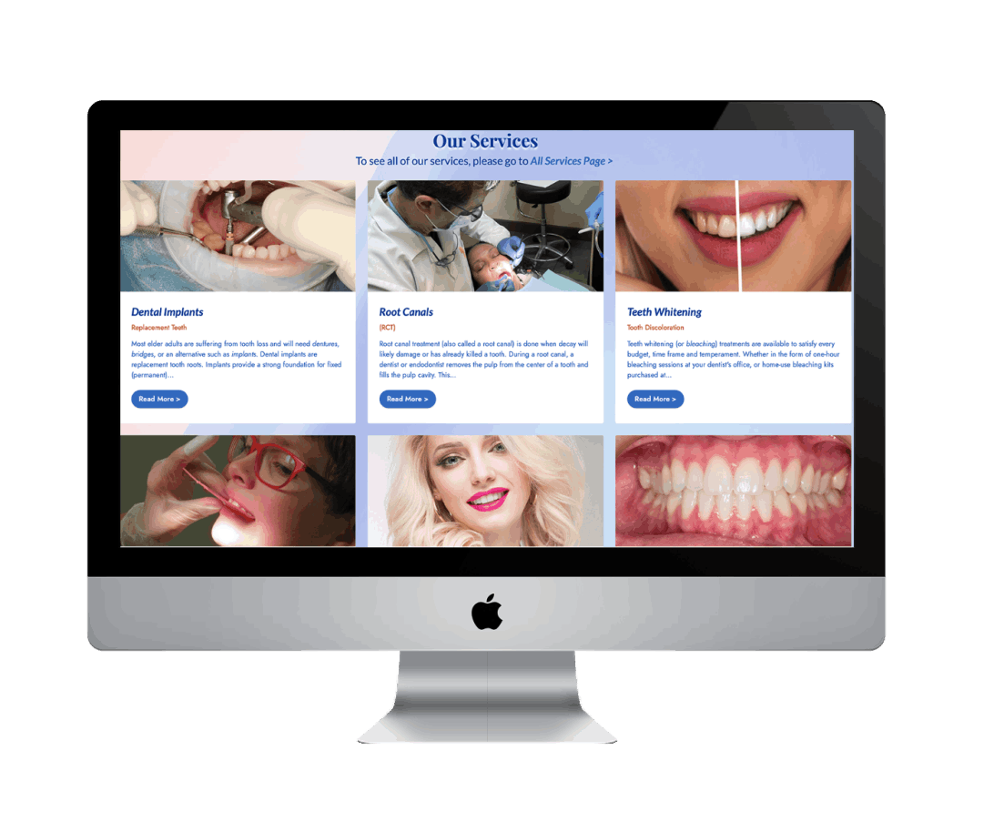 site signers gallery_web_designing_graphics_LA_Comfy_Dental